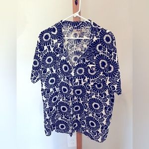 Ladies Flax new with tags 100% linen top